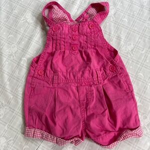 Pink overalls